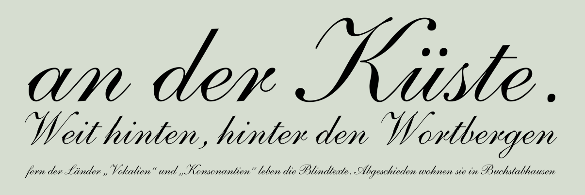 typografie schriften