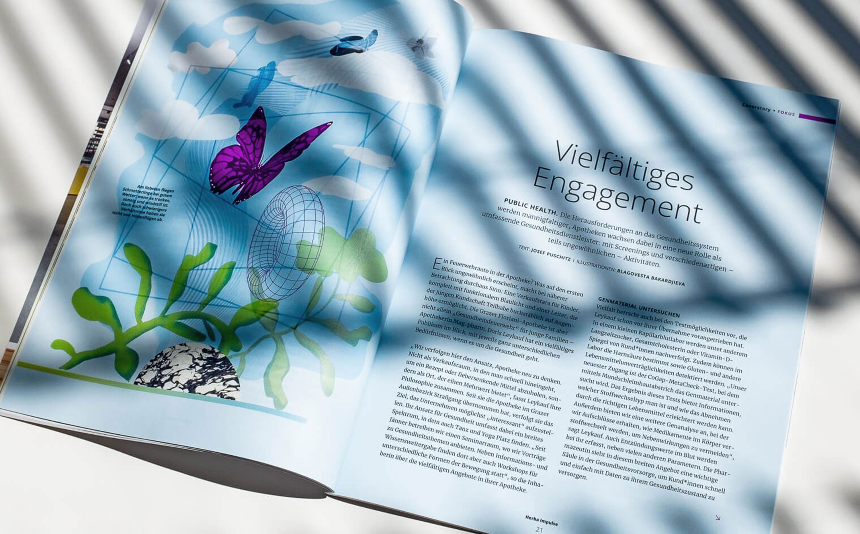 Herba Chemosan,redesign,Magazin,illustration
