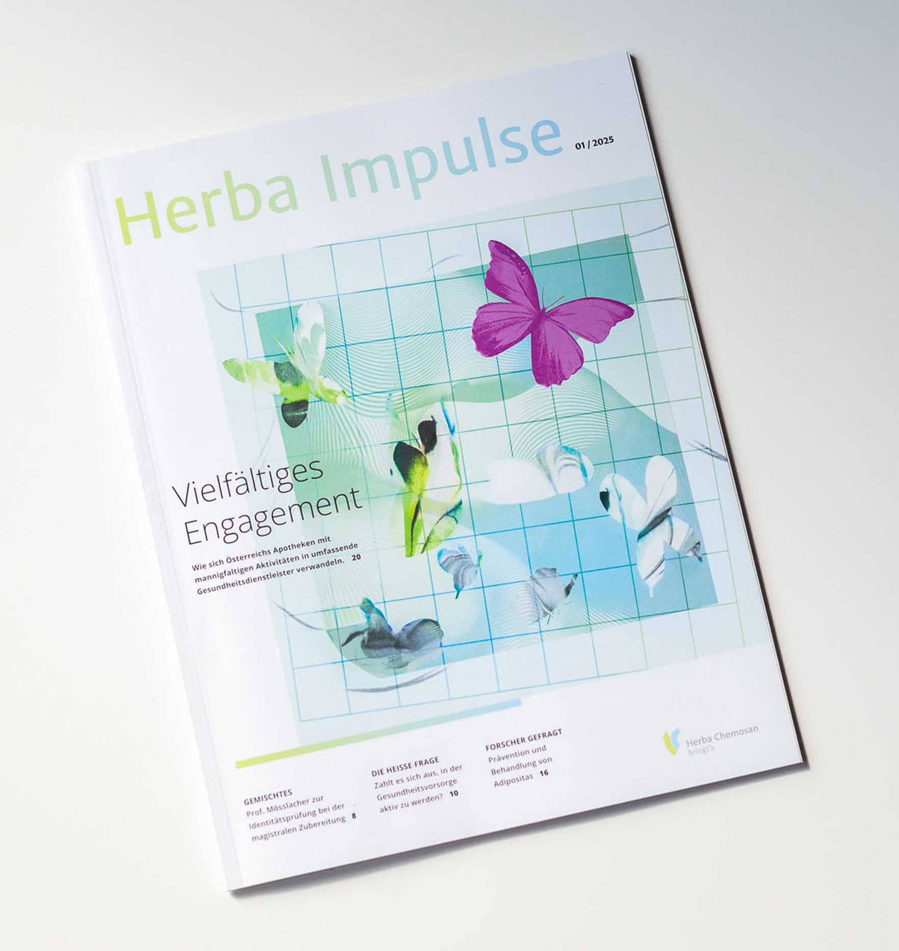 Herba Chemosan,redesign,Magazin,cover