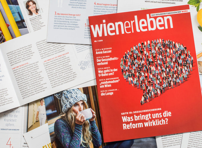 Seiten aus dem Magazin "wienerleben"