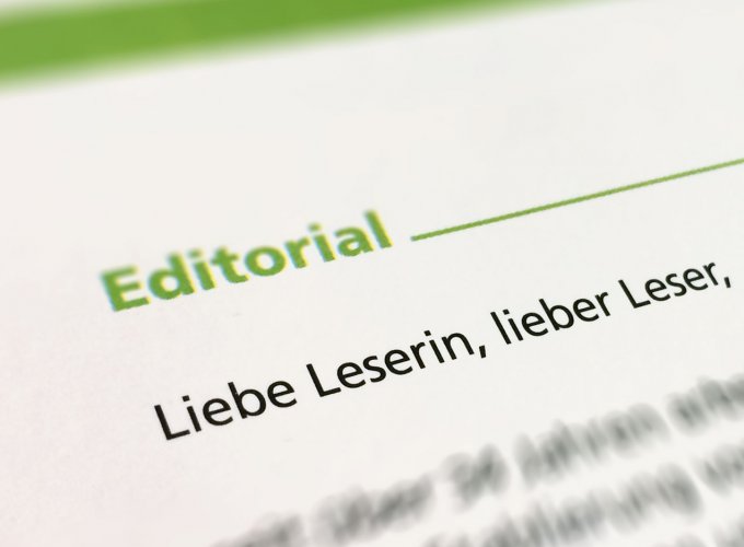 Das Editorial