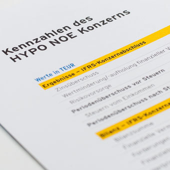 © Foto: Reinhard Lang HYPO NOE Geschäftsbericht 2018 Ansicht Printausgabe